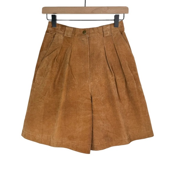 Women's Tan Bermuda Shorts - Picture 1 of 15